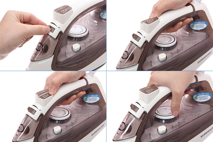 Bàn ủi hơi nước Sunhouse SHD2066 2000W Màu Nâu nhạt