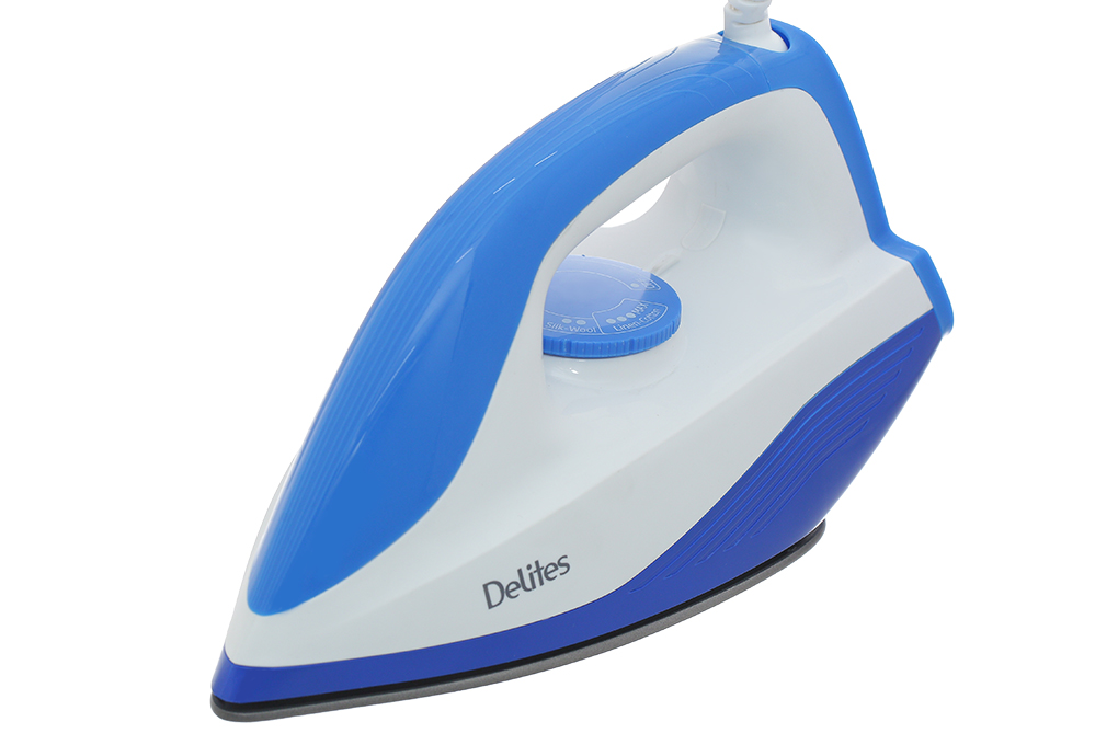 Bàn ủi khô Delites HJ-8057B 1300W Màu Trắng - Xanh