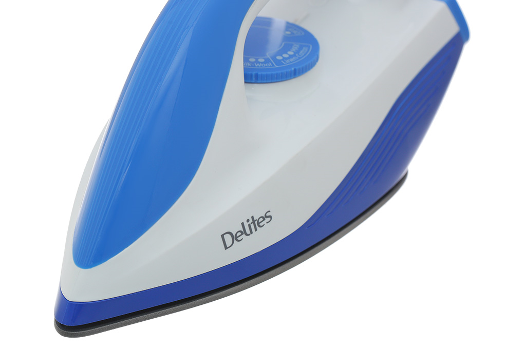 Bàn ủi khô Delites HJ-8057B 1300W Màu Trắng - Xanh