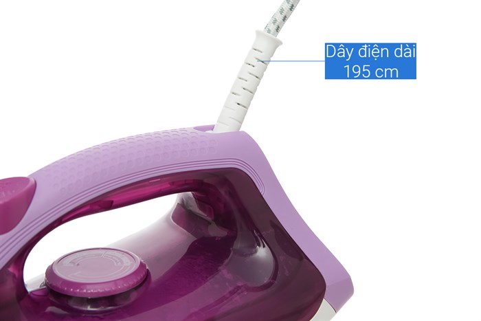 Bàn ủi hơi nước Tefal Easy Steam FV1955E0 1400W Màu Tím