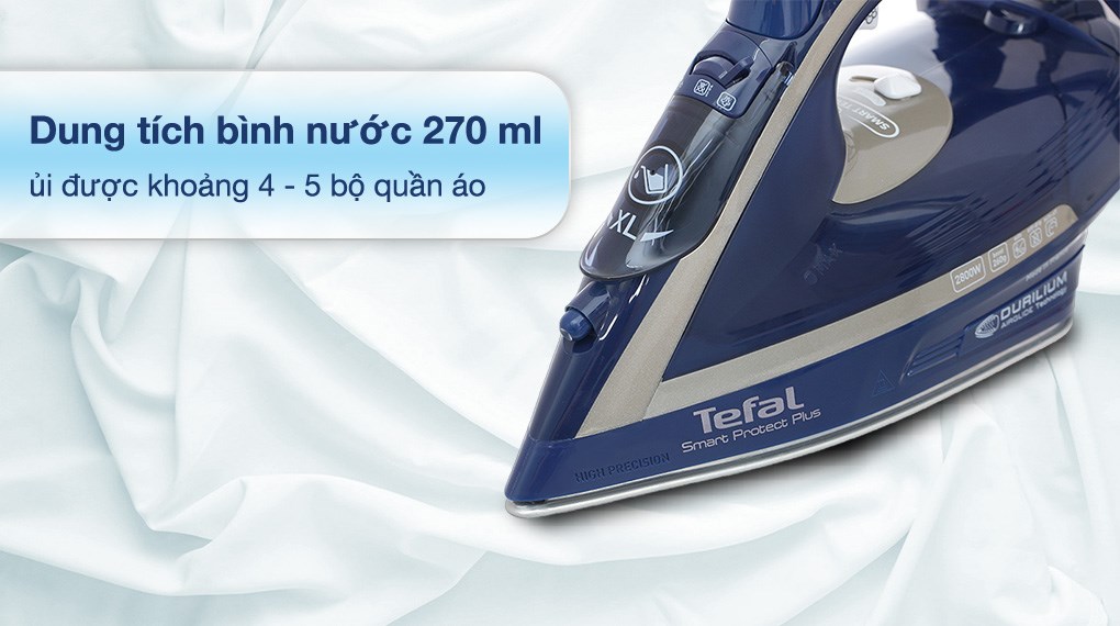Bàn ủi hơi nước Tefal Smart Protect Plus FV6872E0 2800W