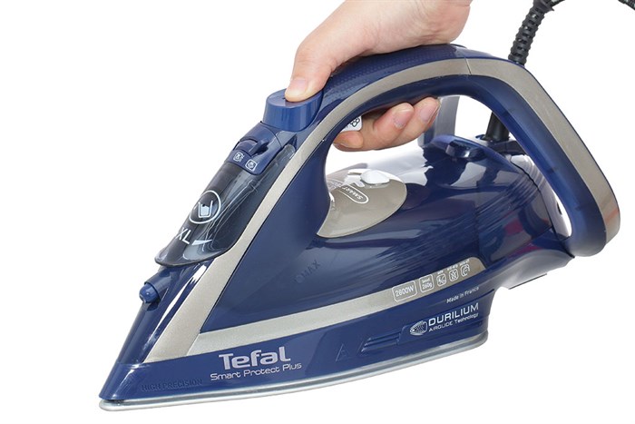 Bàn ủi hơi nước Tefal Smart Protect Plus FV6872E0 2800W Màu Xanh Navy