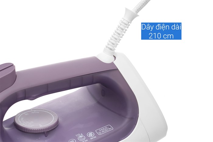 Bàn ủi hơi nước Panasonic NI-S630VRA 2400W Màu Tím