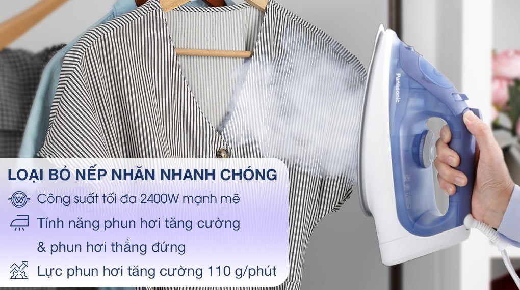 Bàn ủi hơi nước Panasonic NI-S530ARA 2400W