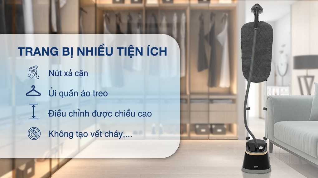 Bàn ủi hơi nước đứng Philips STE3170/80 2000W