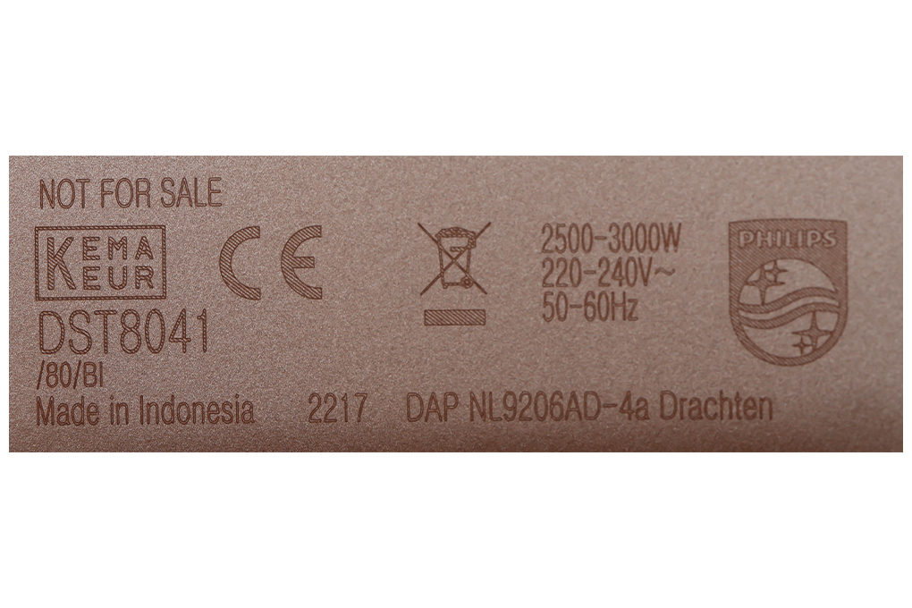 Bàn ủi hơi nước Philips DST8041/80 3000W Màu Đen