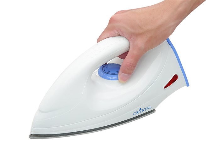 Bàn ủi khô Crystal RC-02 1000W Màu Trắng - Xanh