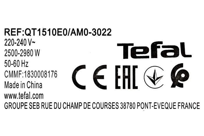 Bàn ủi hơi nước đứng Tefal IXEO Plus QT1510E0 2980W Màu Đen