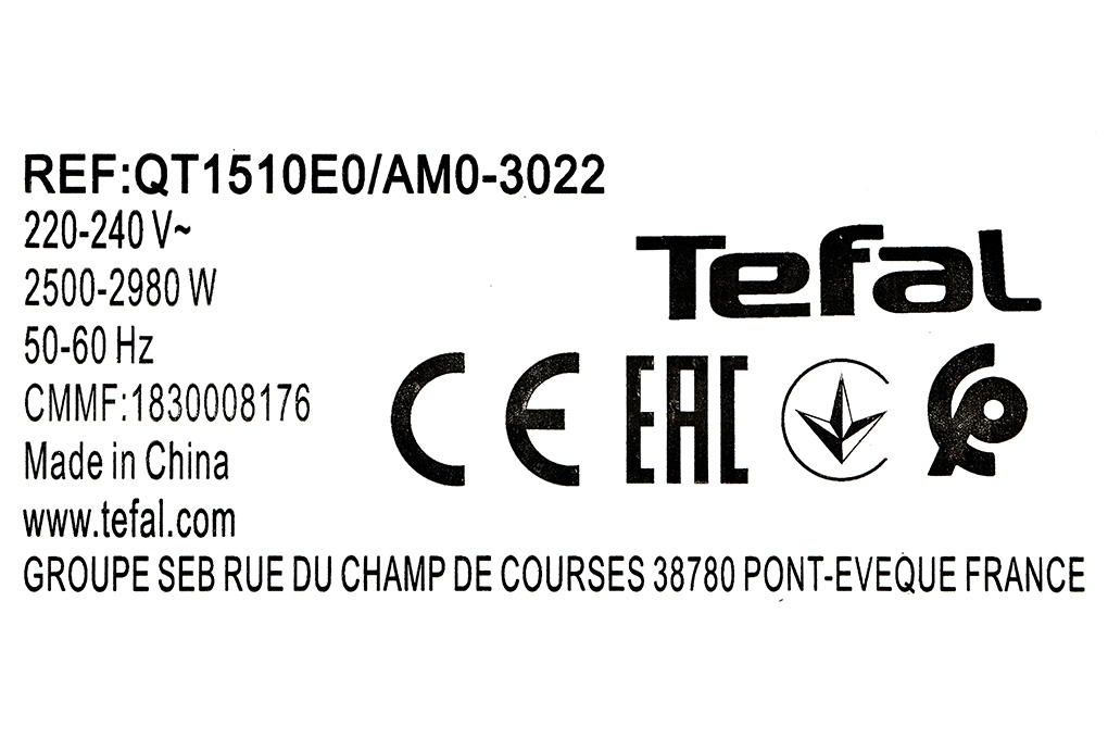 Bàn ủi hơi nước đứng Tefal IXEO Plus QT1510E0 2980W Màu Đen