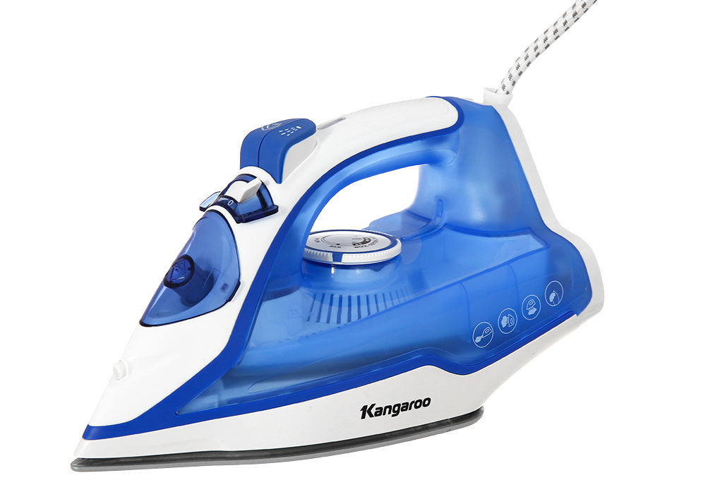 Bàn ủi hơi nước Kangaroo KGSI2200 2200W Màu Xanh Dương