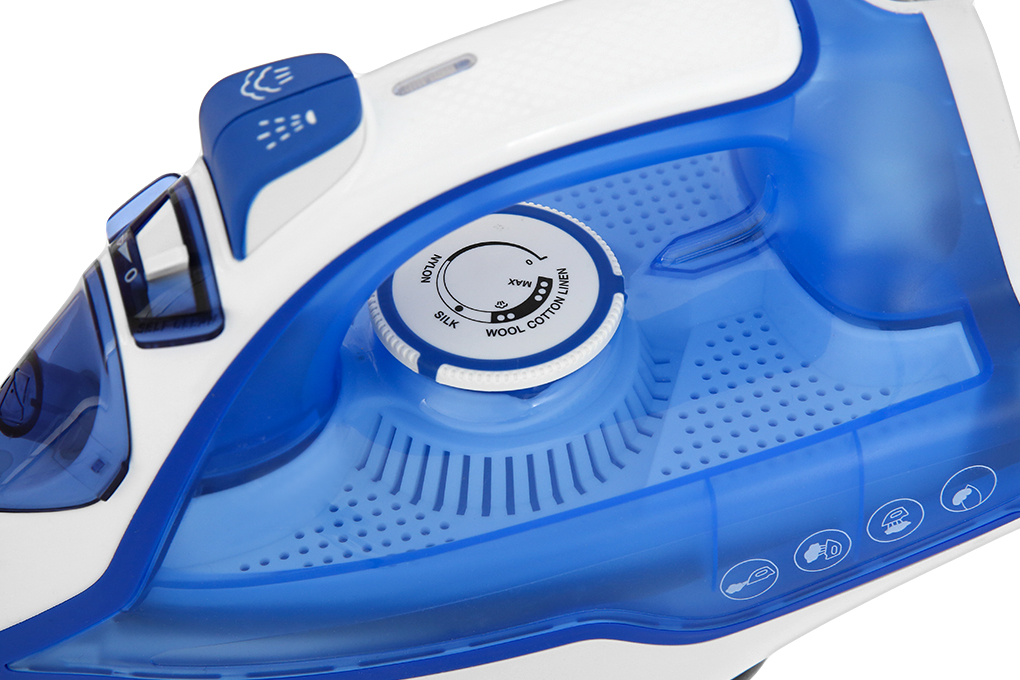 Bàn ủi hơi nước Kangaroo KGSI2200 2200W Màu Xanh Dương