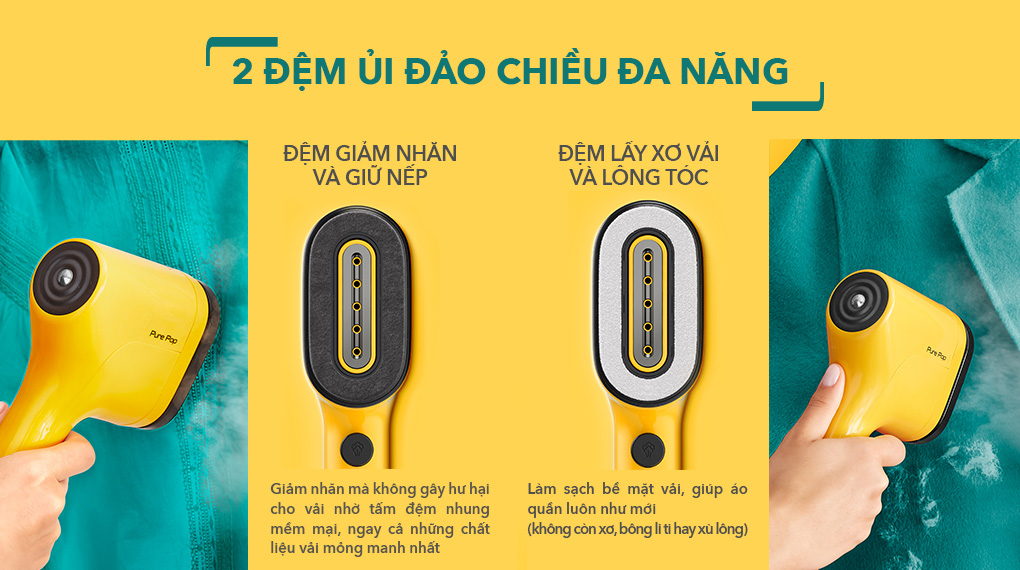 Bàn ủi hơi nước cầm tay Tefal DT2026E1 1300W - Tiện ích