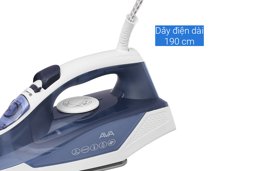 Bàn ủi hơi nước AVA RC-2022 2400W Màu Xanh