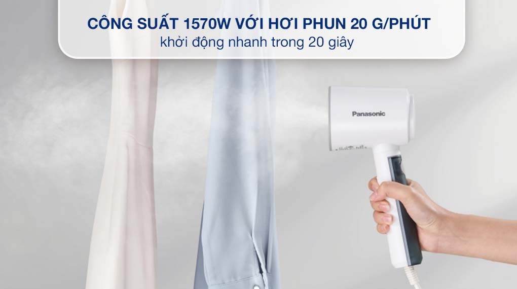 Bàn ủi hơi nước cầm tay Panasonic NI-GHD015WRA 1570W