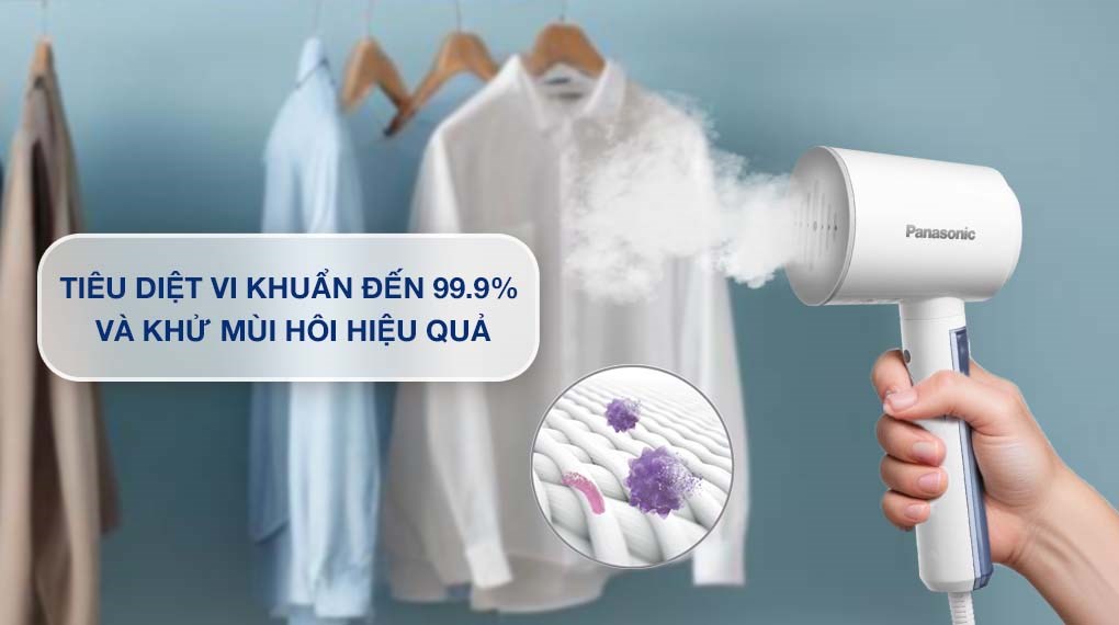 Bàn ủi hơi nước cầm tay Panasonic NI-GHD015WRA 1570W