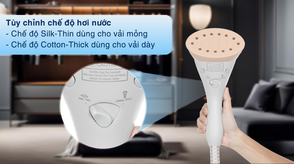 Bàn ủi hơi nước đứng Panasonic NI-GSG060WRA 1680 - 2000W - Bảng điều khiển Bàn ủi hơi nước đứng Panasonic NI-GSG060WRA 1680 - 2000W - Bảng điều khiển