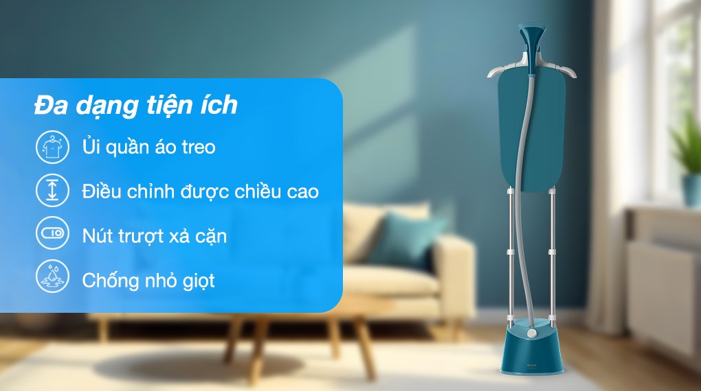 Bàn ủi hơi nước đứng Philips STE1040/20 1800W