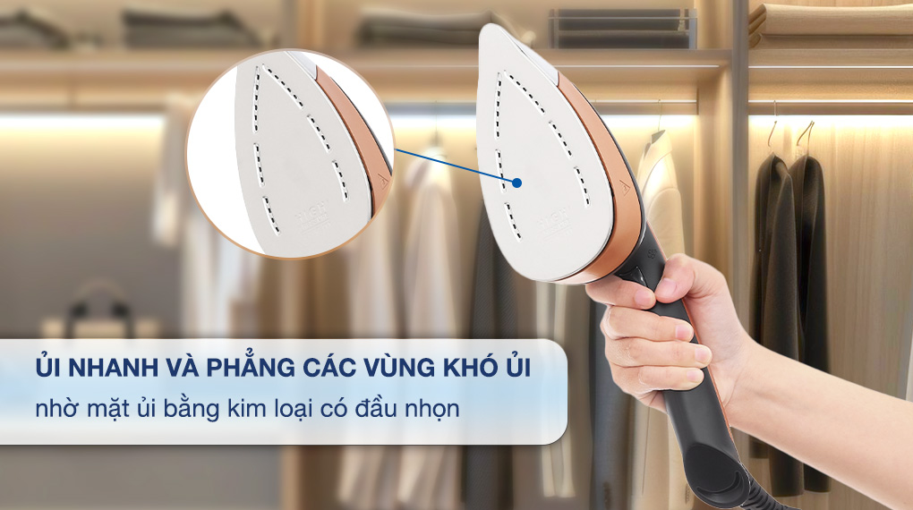 Bàn ủi hơi nước đứng Tefal IXEO Power QT2020E0 2170W - Mặt đế