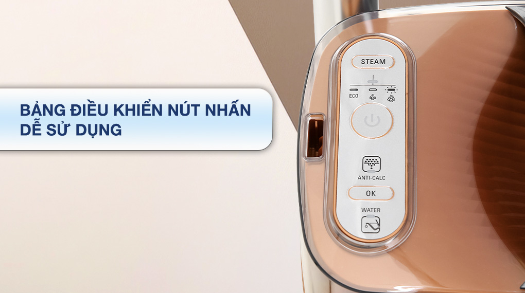 Bàn ủi hơi nước đứng Tefal IXEO Power QT2020E0 2170W - Bảng điều khiển