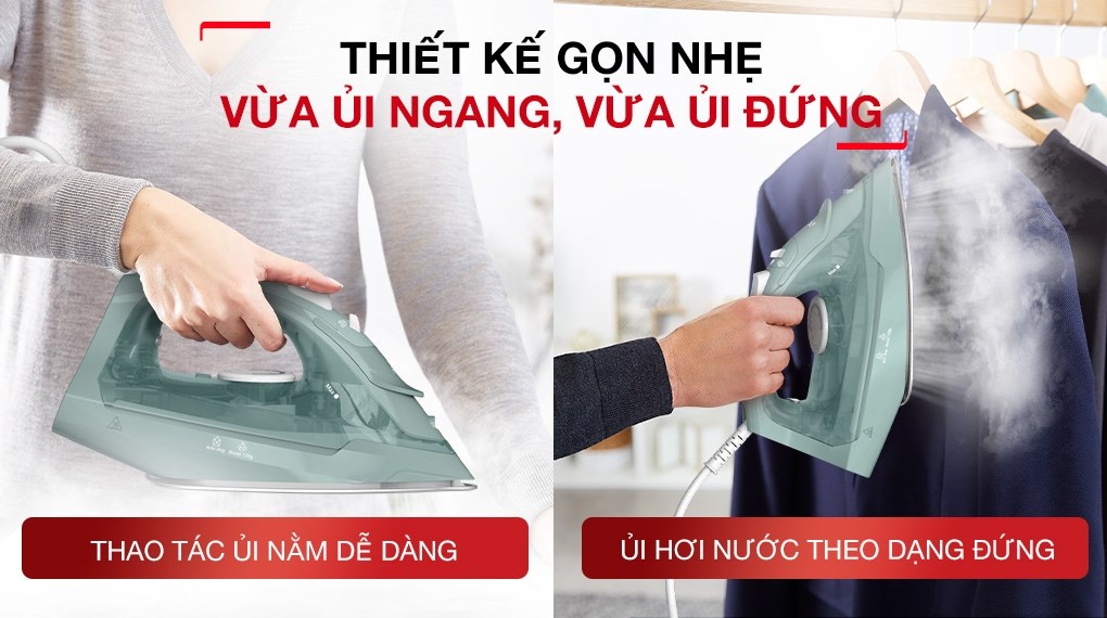 Bàn là hơi nước Tefal Power FV2C50E1 2180W