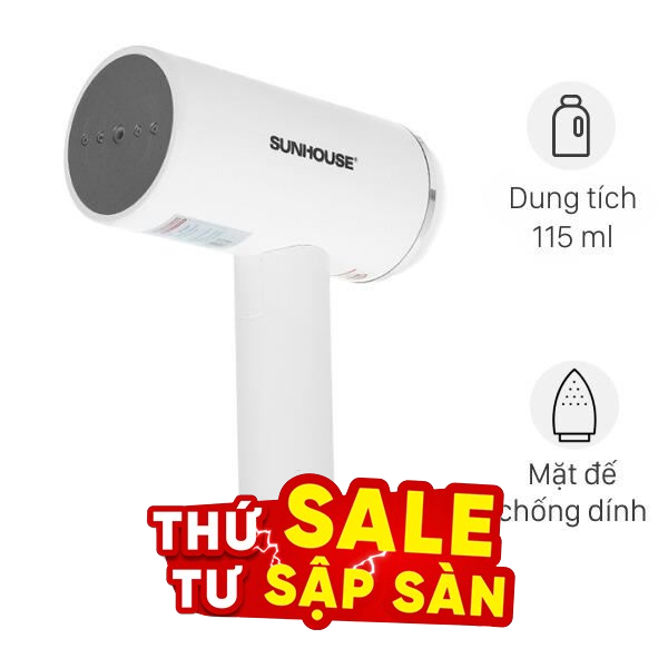 Bàn ủi hơi nước cầm tay Sunhouse SHD2176 1000W