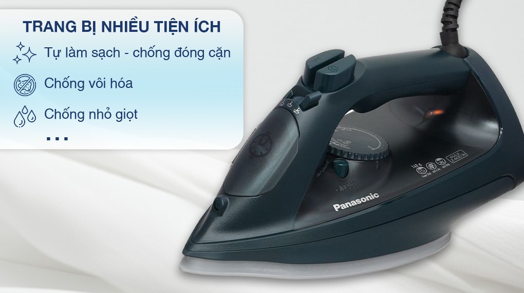 Bàn là hơi nước Panasonic NI-U450GRA 2400W