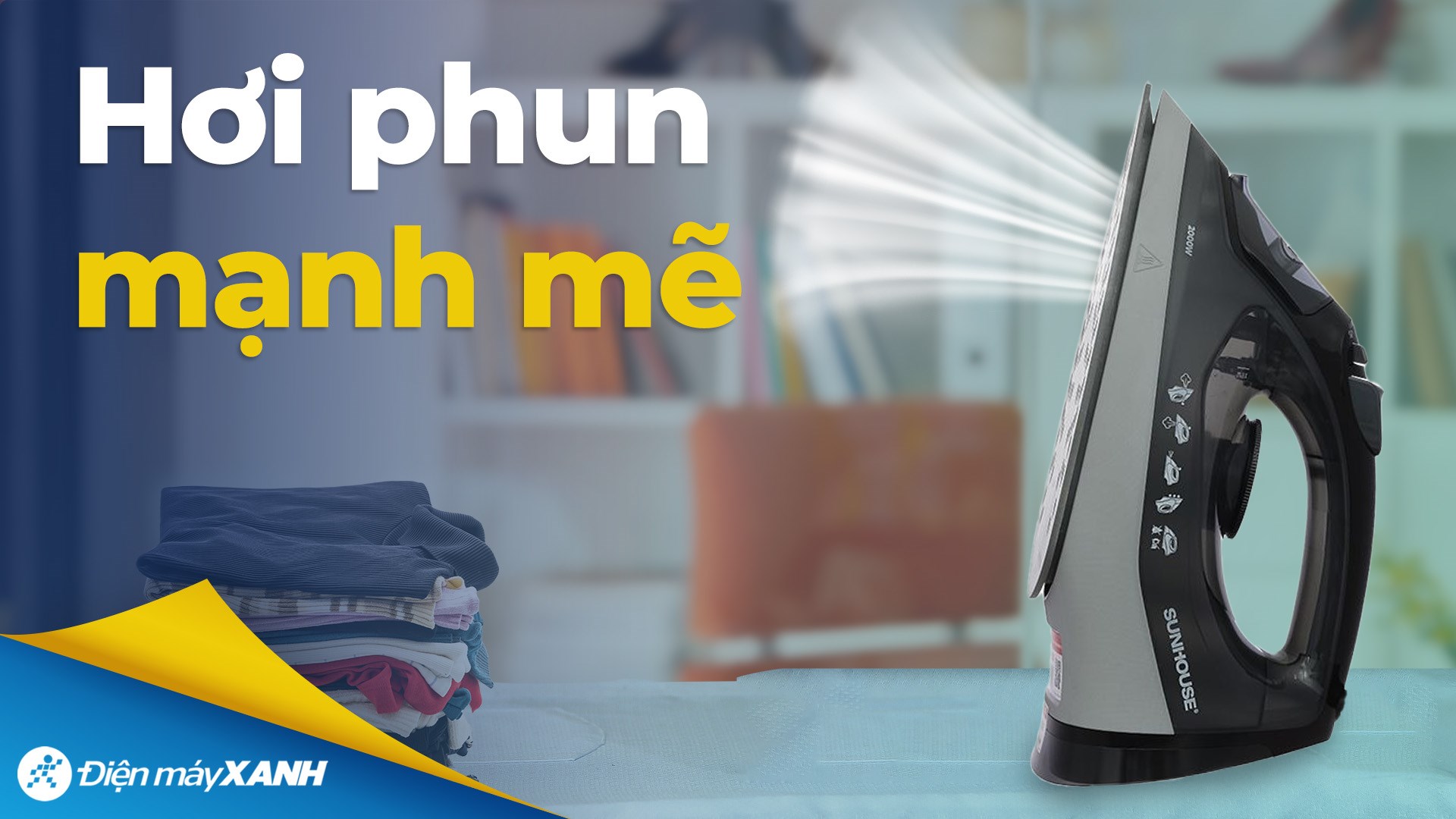 Bàn ủi hơi nước Sunhouse SHD2069 2000W