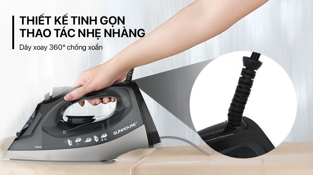 Bàn ủi hơi nước Sunhouse SHD2069 2000W