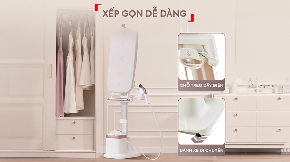 Bàn ủi hơi nước đứng Tefal QT1811E0 2400W