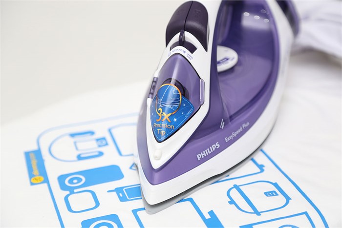 Bàn ủi hơi nước Philips GC2048 Màu Trắng - Tím