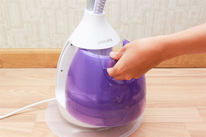 Bàn ủi hơi nước đứng Philips GC536 Màu Trắng - Tím