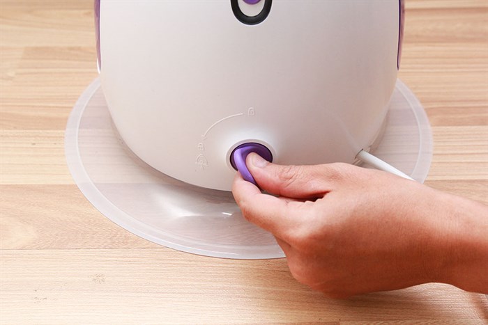 Bàn ủi hơi nước đứng Philips GC536 Màu Trắng - Tím