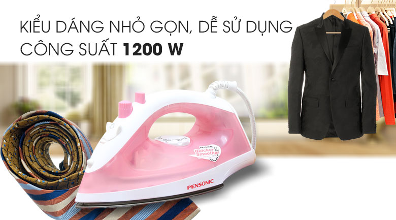 Thiết kế - Bàn ủi hơi nước Pensonic PSI-1007