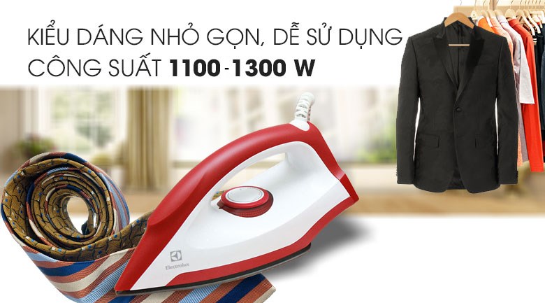 Bàn ủi khô Electrolux EDI1004 1300W