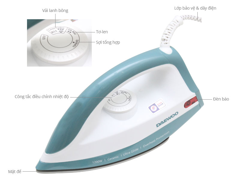 Bàn ủi Daewoo DWD-8005