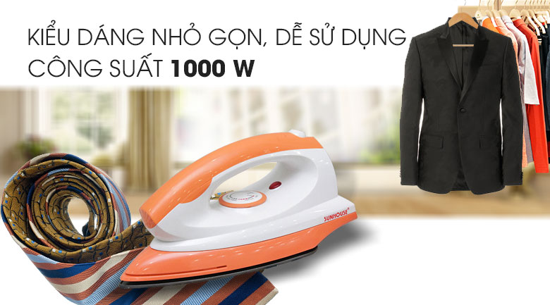 Bàn ủi khô Sunhouse SHDI 1070