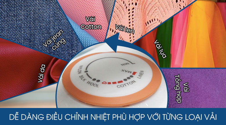 Bàn ủi khô Sunhouse SHDI 1070
