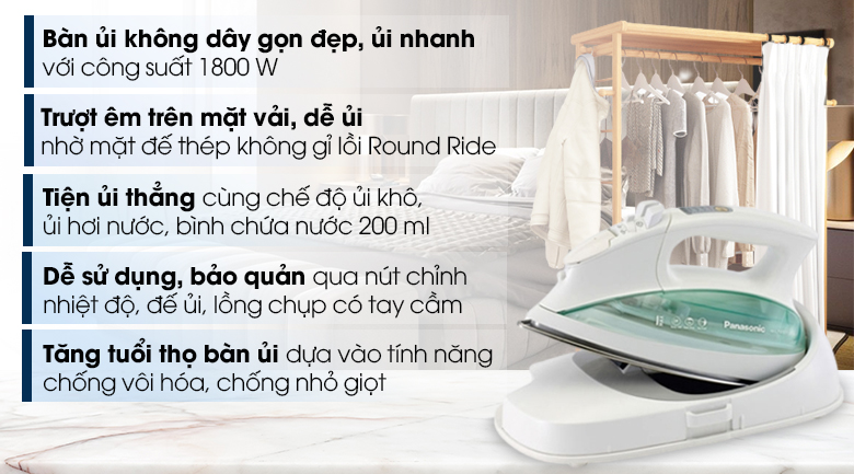 Bàn ủi hơi nước Panasonic NI-L700SSGRA