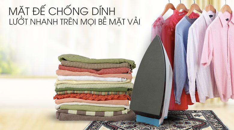 Mặt đế chống dính - Bàn ủi khô Pensonic PI-8501