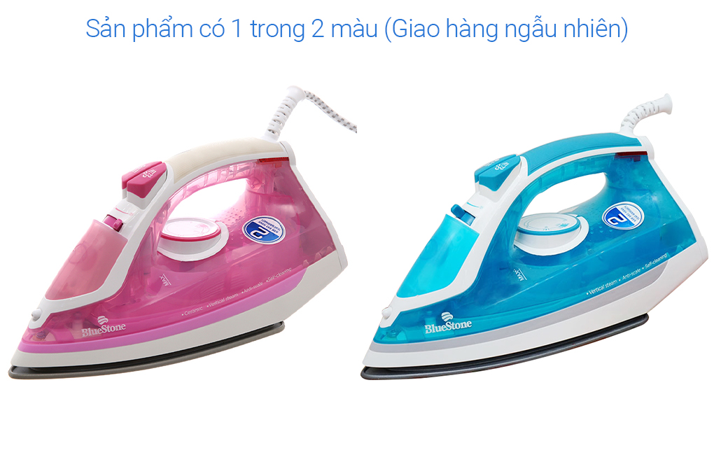 Bàn ủi hơi nước Bluestone SIB-3809 Màu Hồng