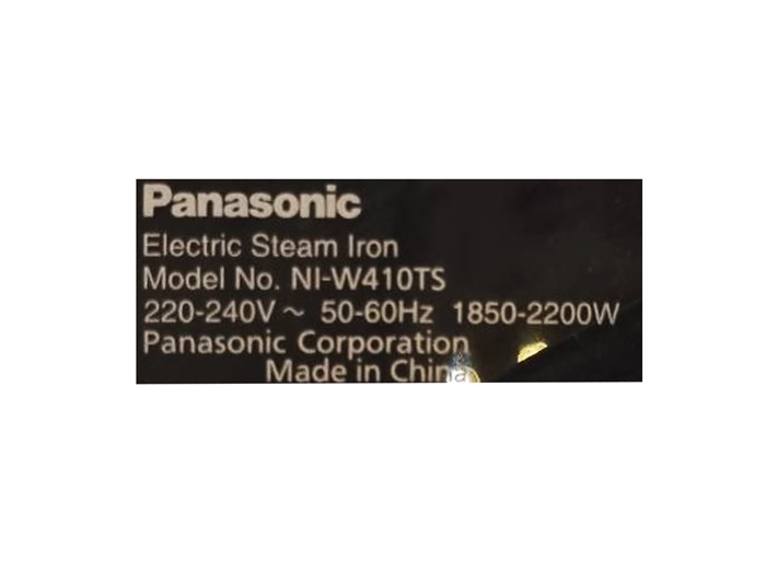 Bàn ủi hơi nước Panasonic NI-W410TSRRA 2200W Màu Đen - Đỏ