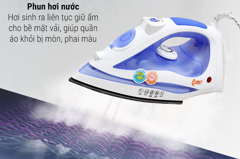 Ủi hơi nước - Bàn ủi hơi nước Comet CM1132
