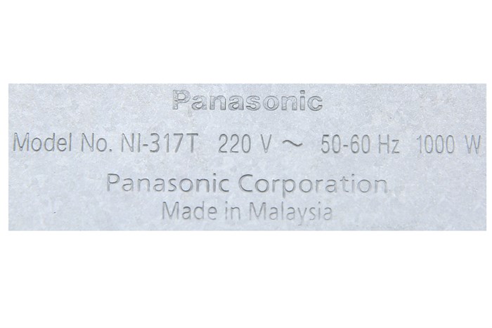 Bàn ủi khô Panasonic NI-317TVRA 1000W Màu Trắng - Hồng
