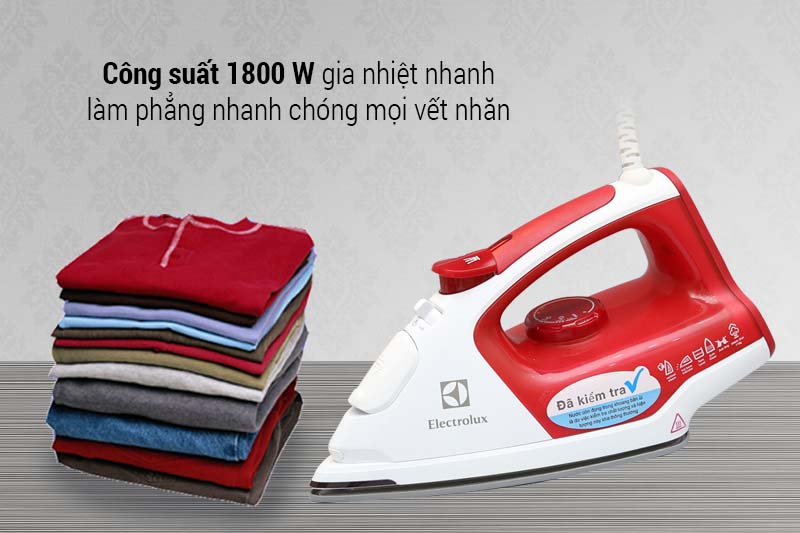 Thiết kế đẹp - Bàn ủi hơi nước Electrolux ESI5123