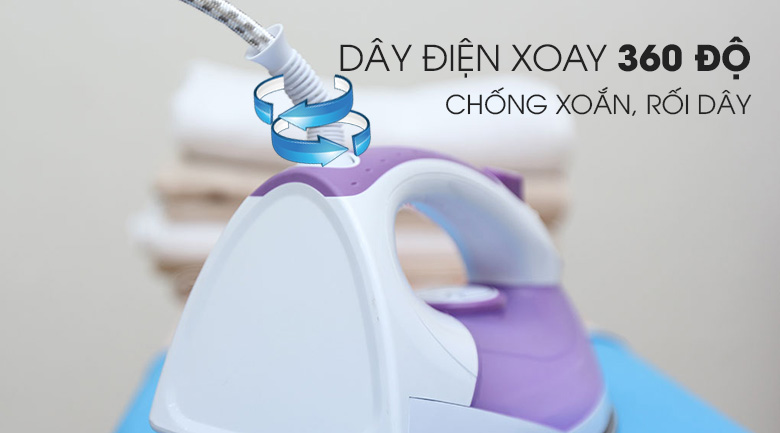 Dây điện chống rối - Bàn ủi hơi nước Electrolux ESI4015