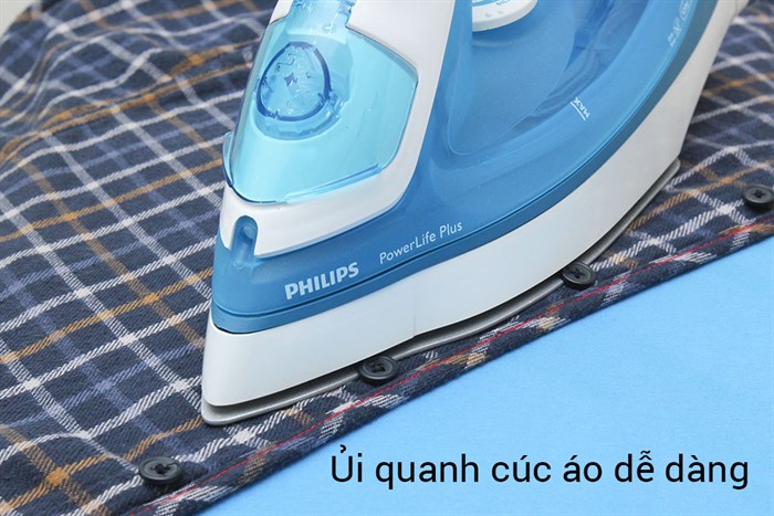 Bàn ủi hơi nước Philips GC2981 Màu Trắng - Xanh