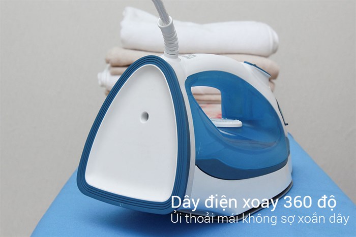 Bàn ủi hơi nước Philips GC2981 Màu Trắng - Xanh