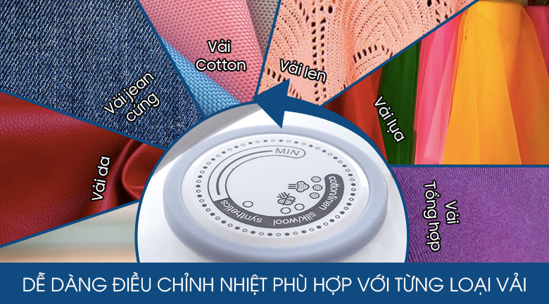 Bàn ủi khô Delites BUK01 Màu Xám