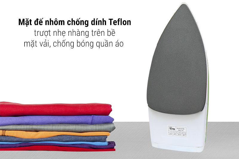 Mặt đế chống dính - Bàn ủi khô Comet CM1129