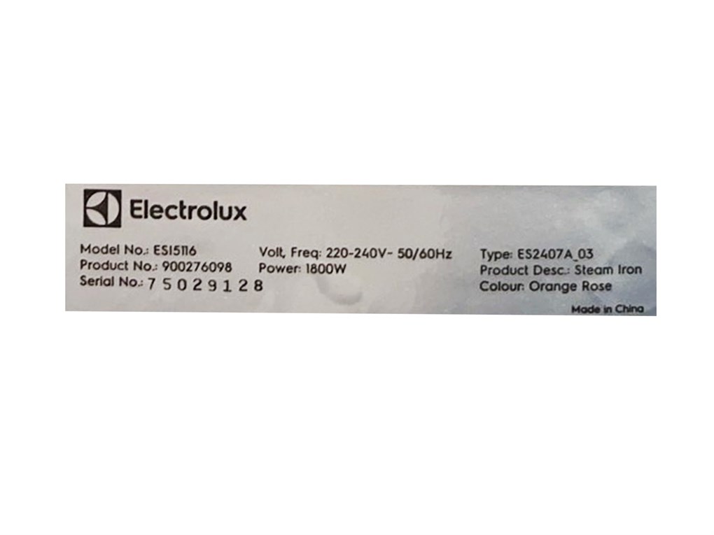 Mua bàn ủi hơi nước Electrolux ESI5116